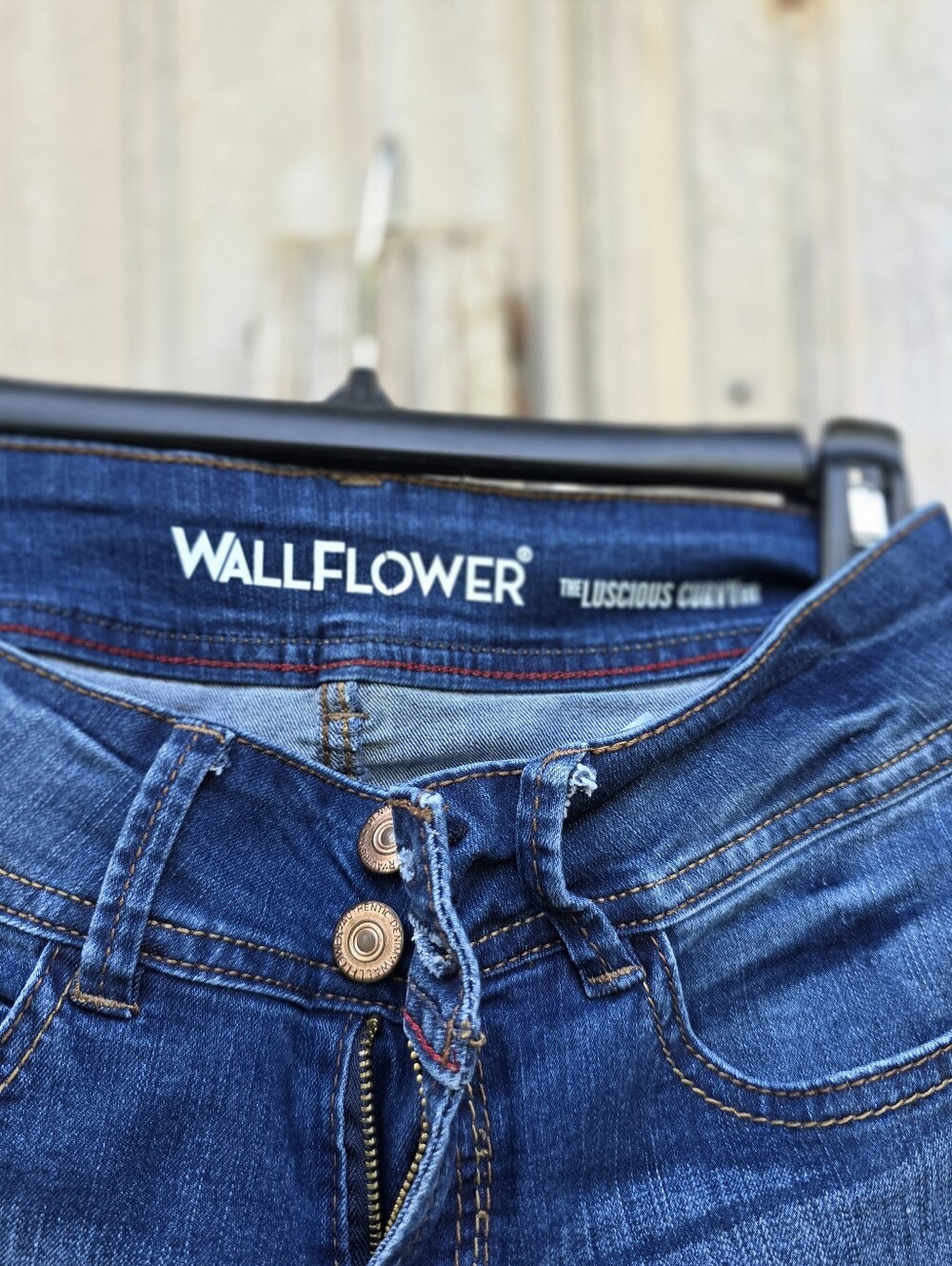 Wallflower Dark Blue Boot Cut Jeans - Picture 3 of 8